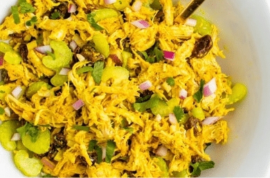 Curry Chicken Salad & Pistachio Farro Recipe: A Flavorful & Nutritious Meal