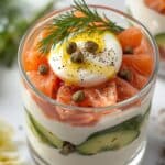 Savory Yogurt & Salmon Parfait