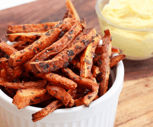 Oven-Baked Carrot and Sweet Potato Fries Recipe: Healthy & Crispy Snack